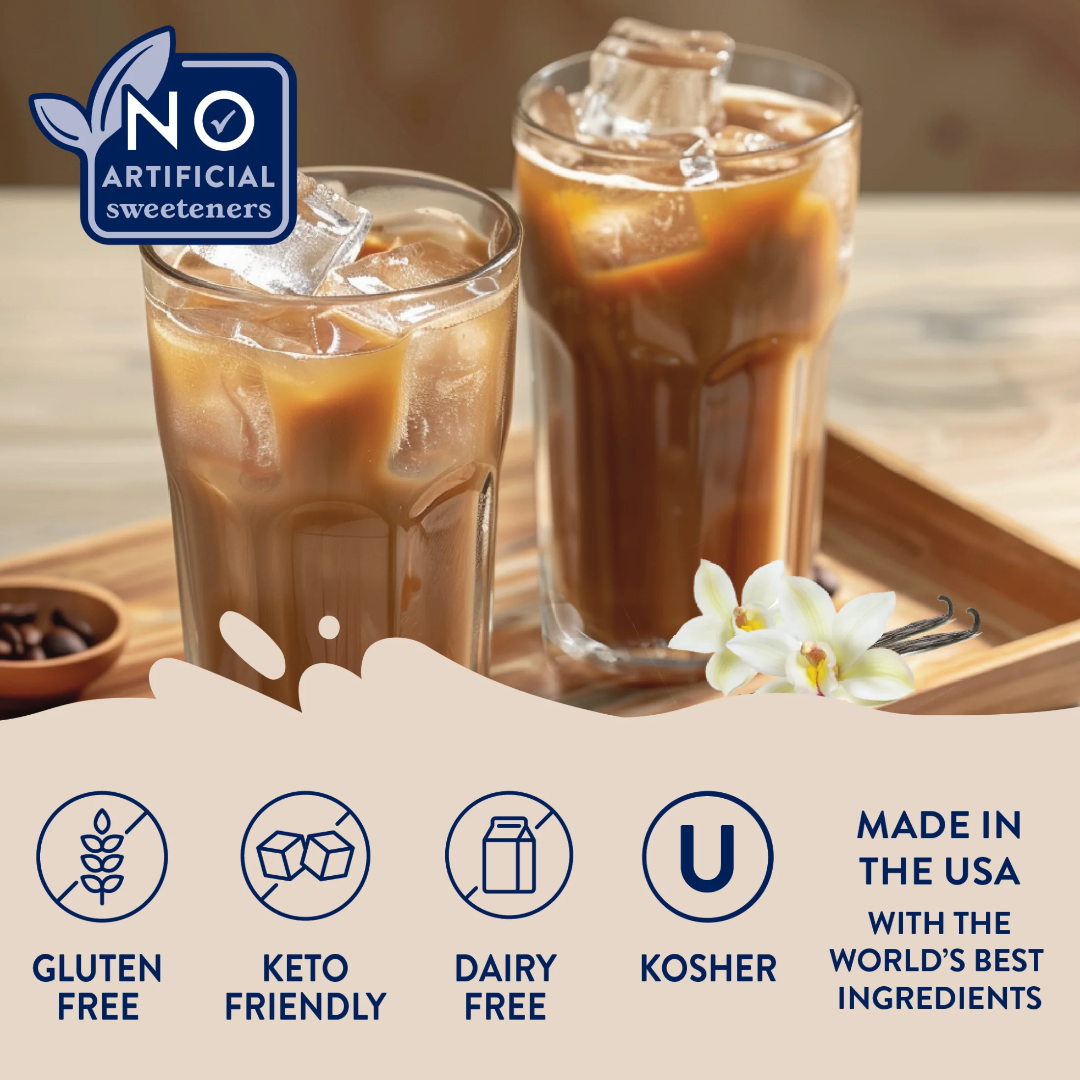 Naturally Sweetened Vanilla Bean Syrup - 375ml - Image 5