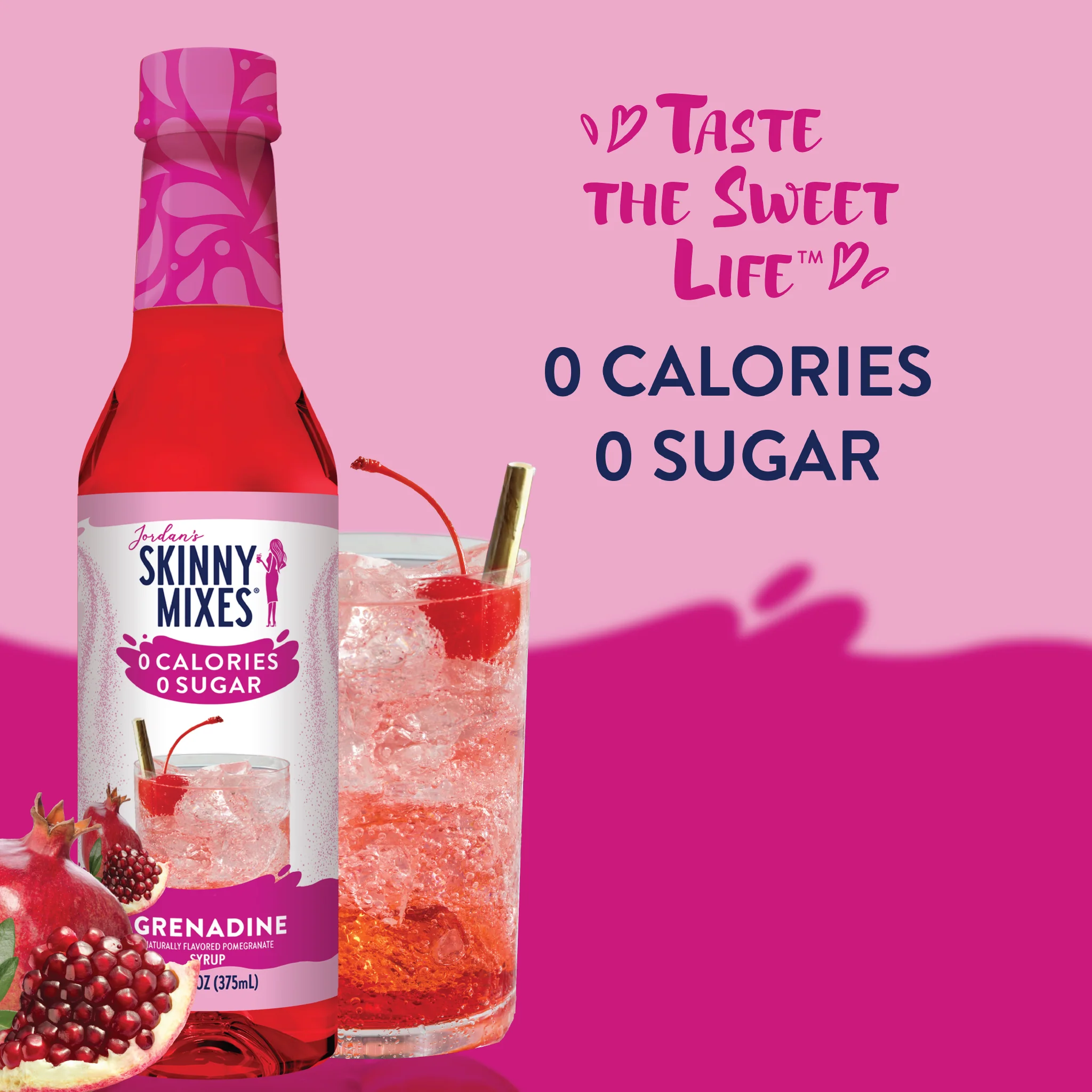 Sugar Free Grenadine Syrup - 375ml - Image 3